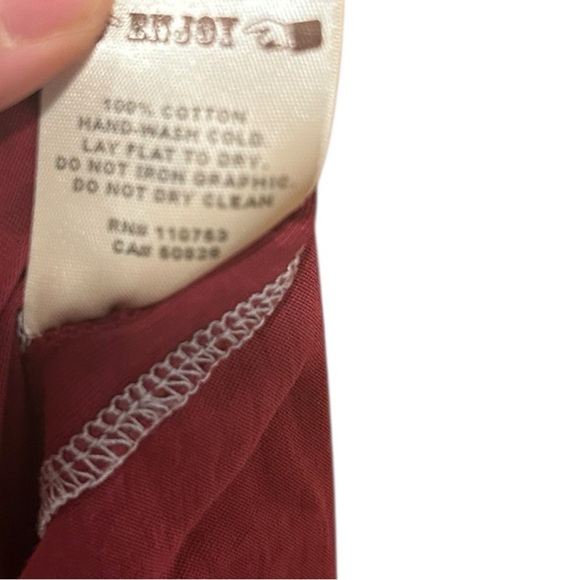 TRUNK maroon Jimi Hendrix graphic band tee size S - Picture 5 of 6